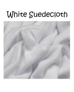 1kg WHITE & Baby Blue Suedecloth Odds & Ends