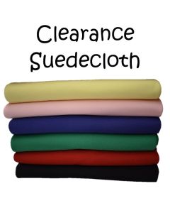 Clearance Suedecloth