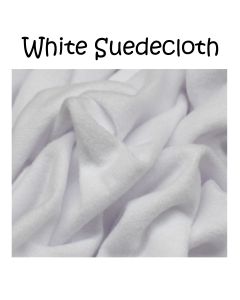 1kg WHITE Suedecloth Odds & Ends